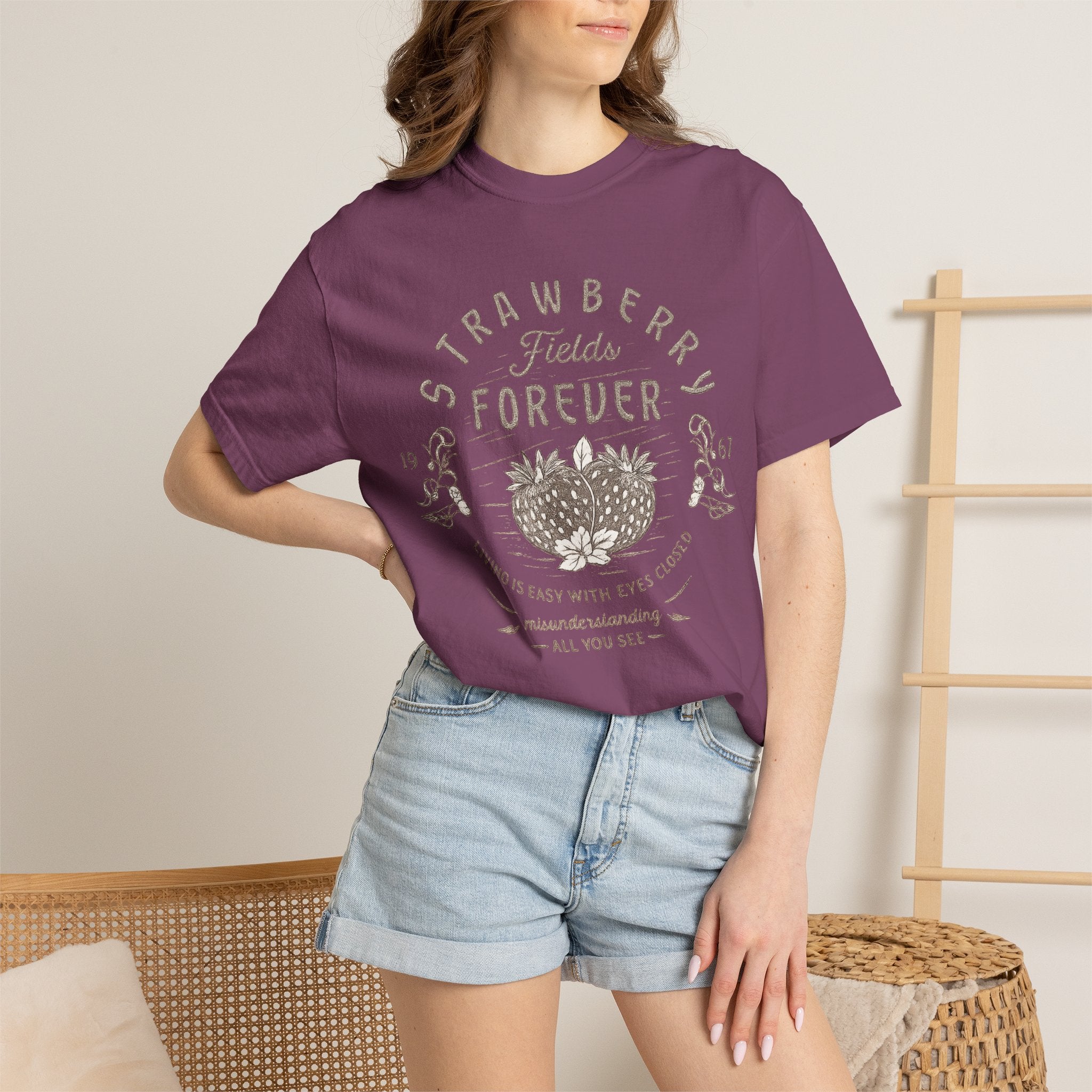 Strawberry Fields Forever Graphic T-Shirt