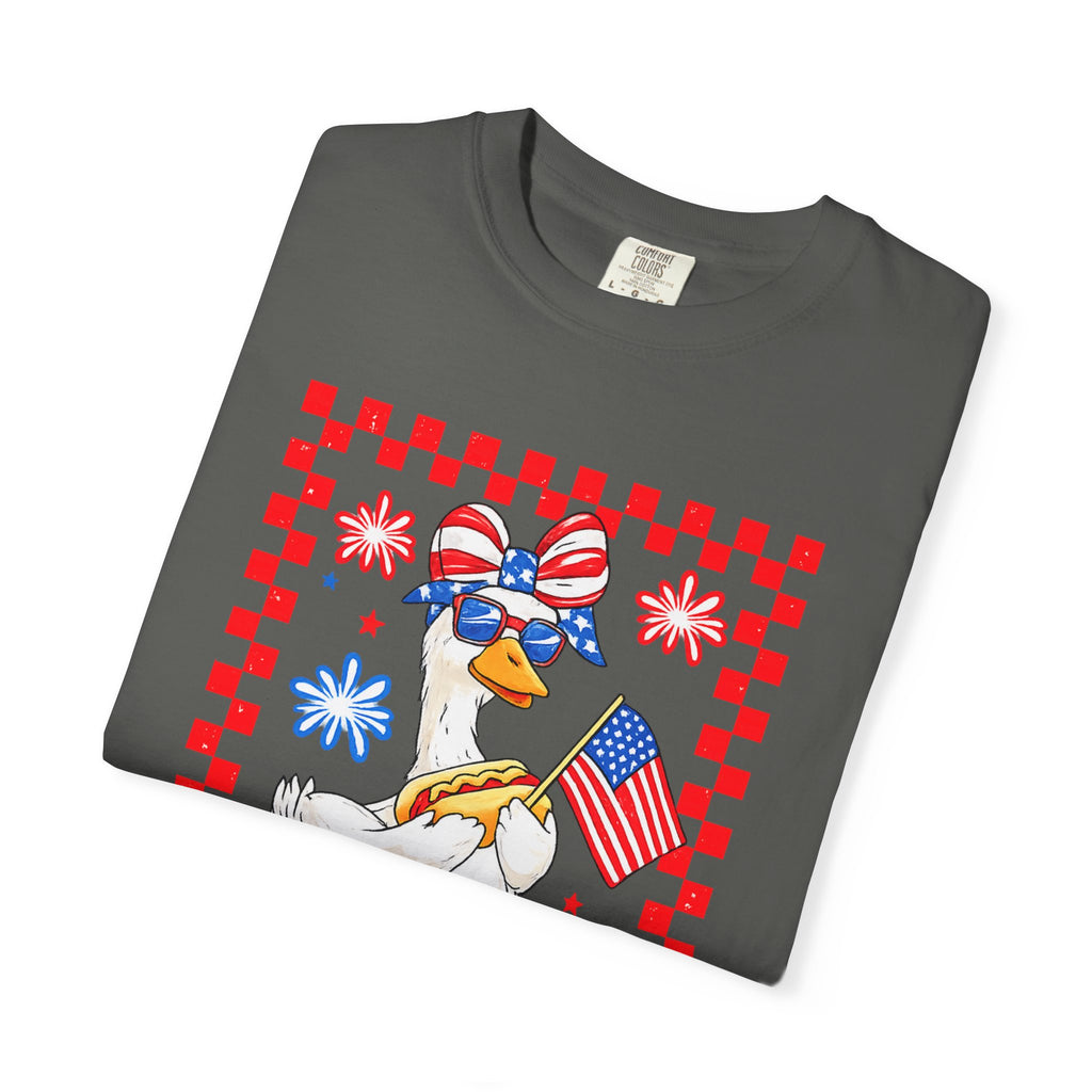 Patriotic Goose Graphic T-Shirt