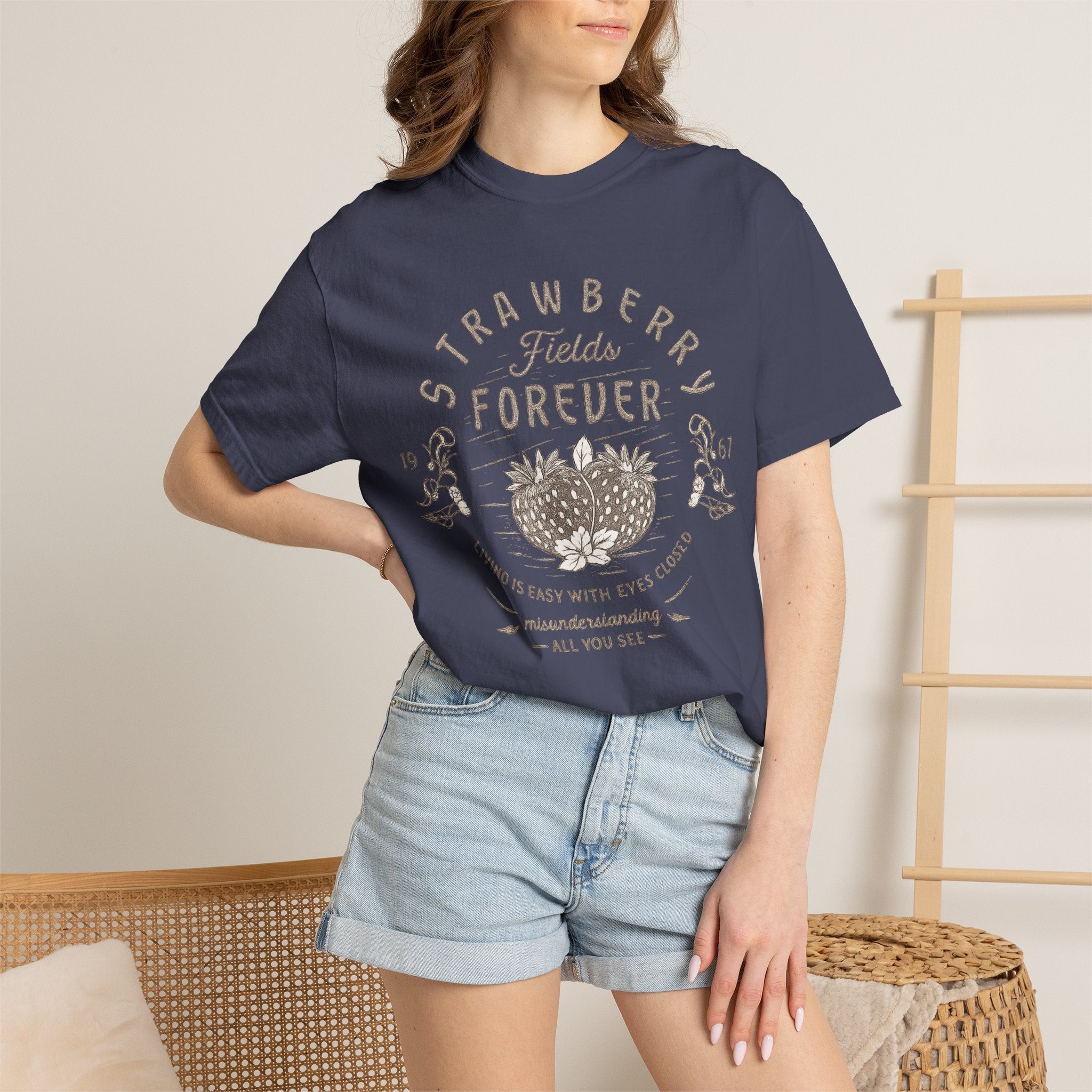 Strawberry Fields Forever Graphic T-Shirt