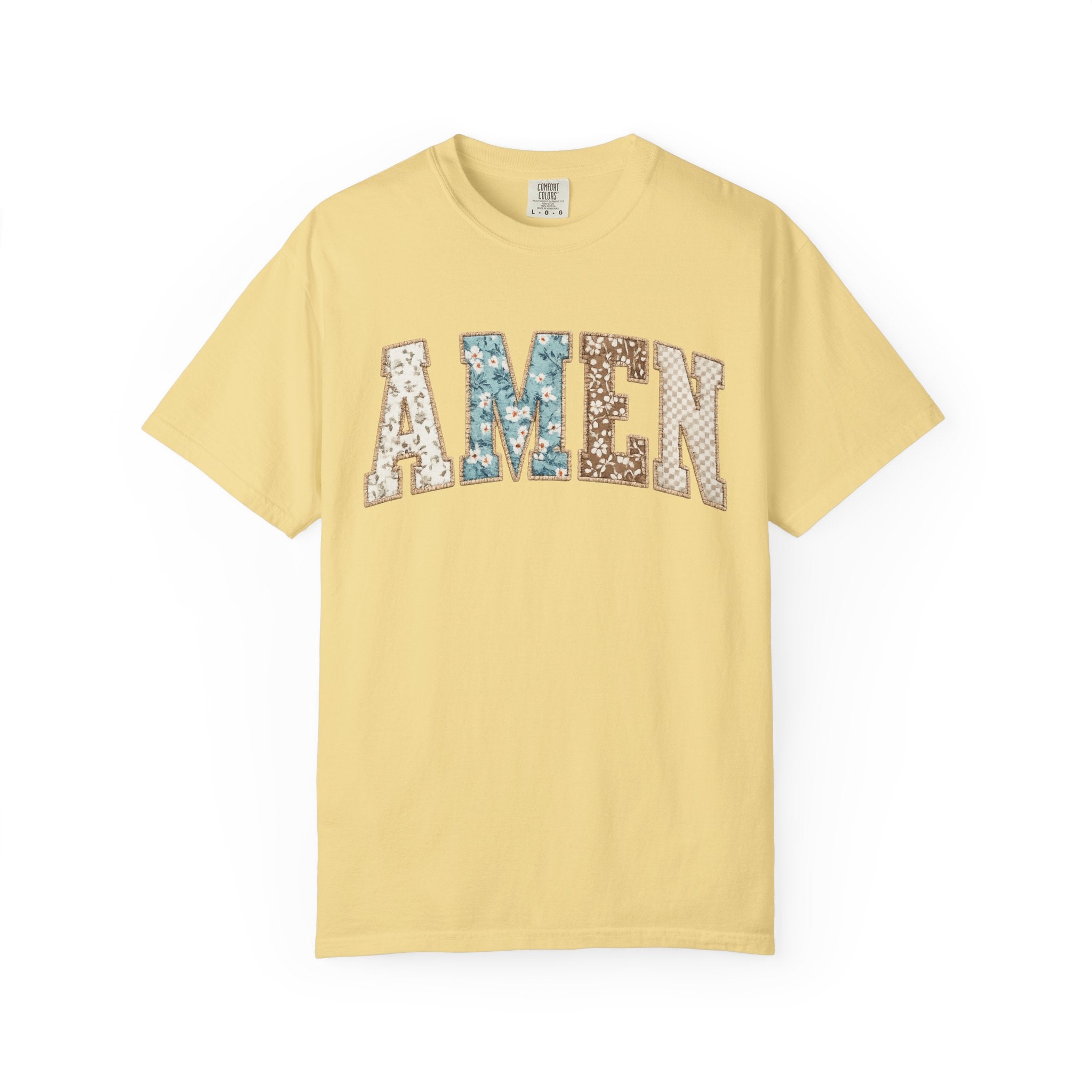 Amen Floral Patch T-Shirt