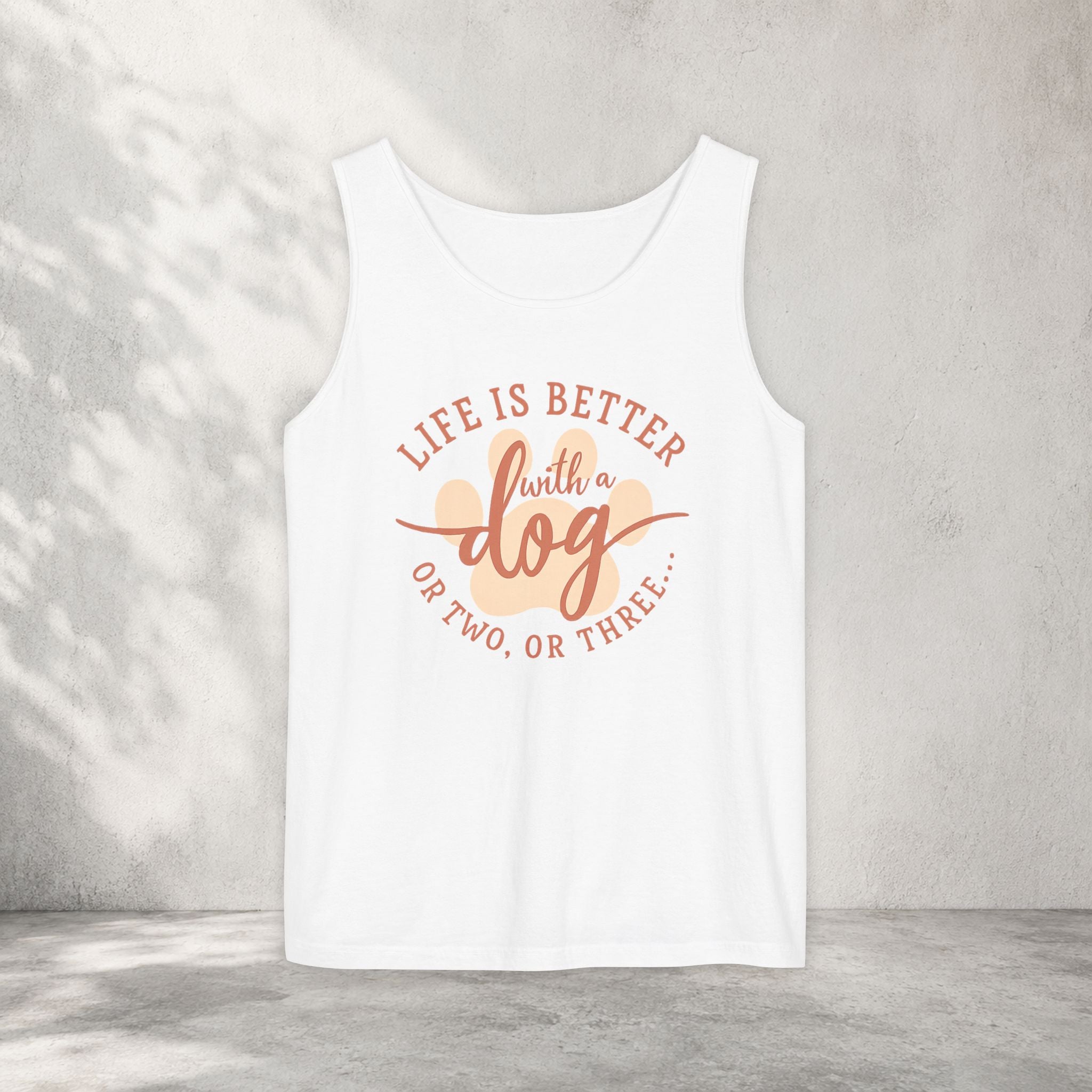 Life Is Better With a Dog Or Two, Or Three Tank Top
