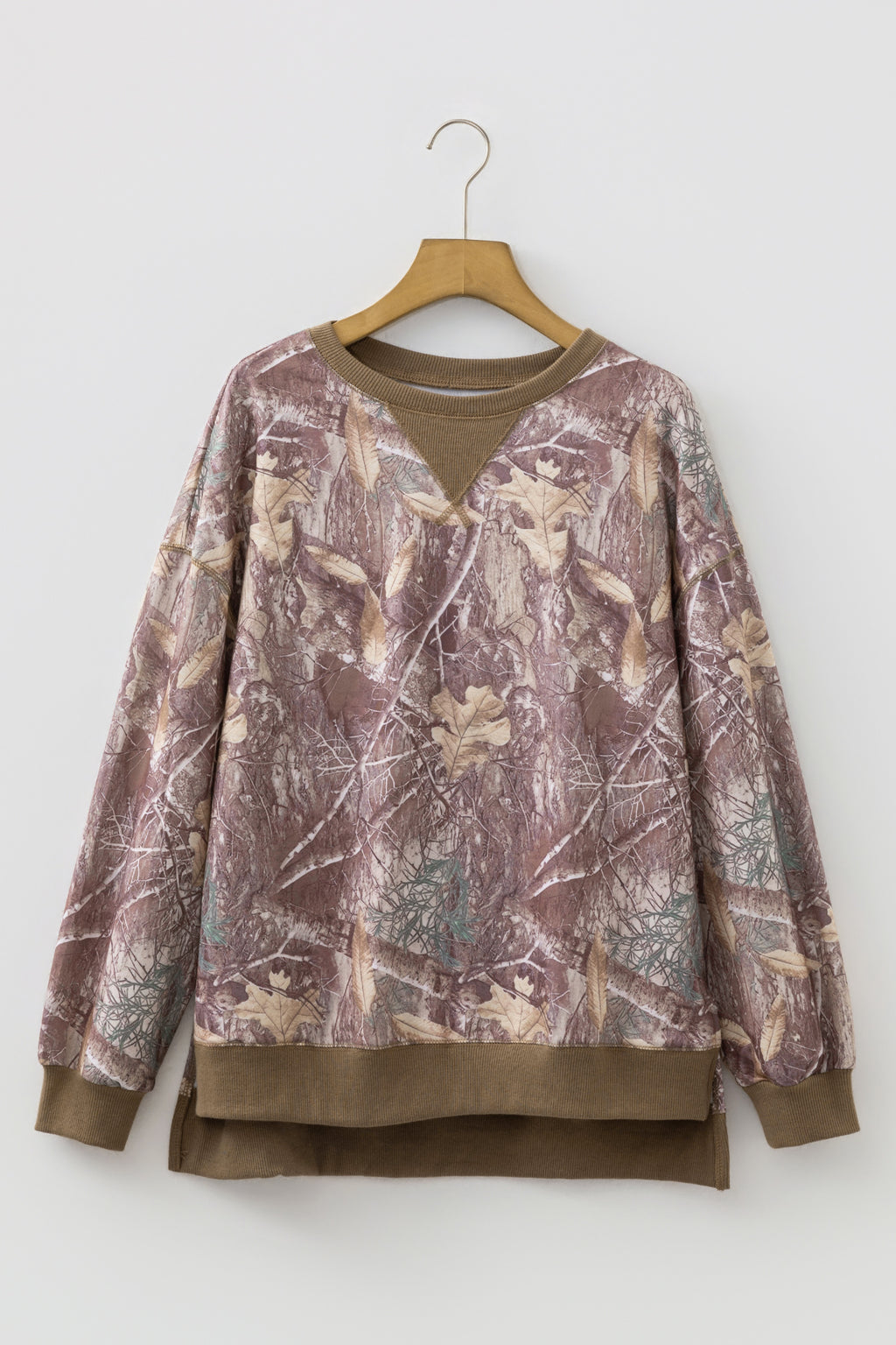 Camo Print Sweatshirt