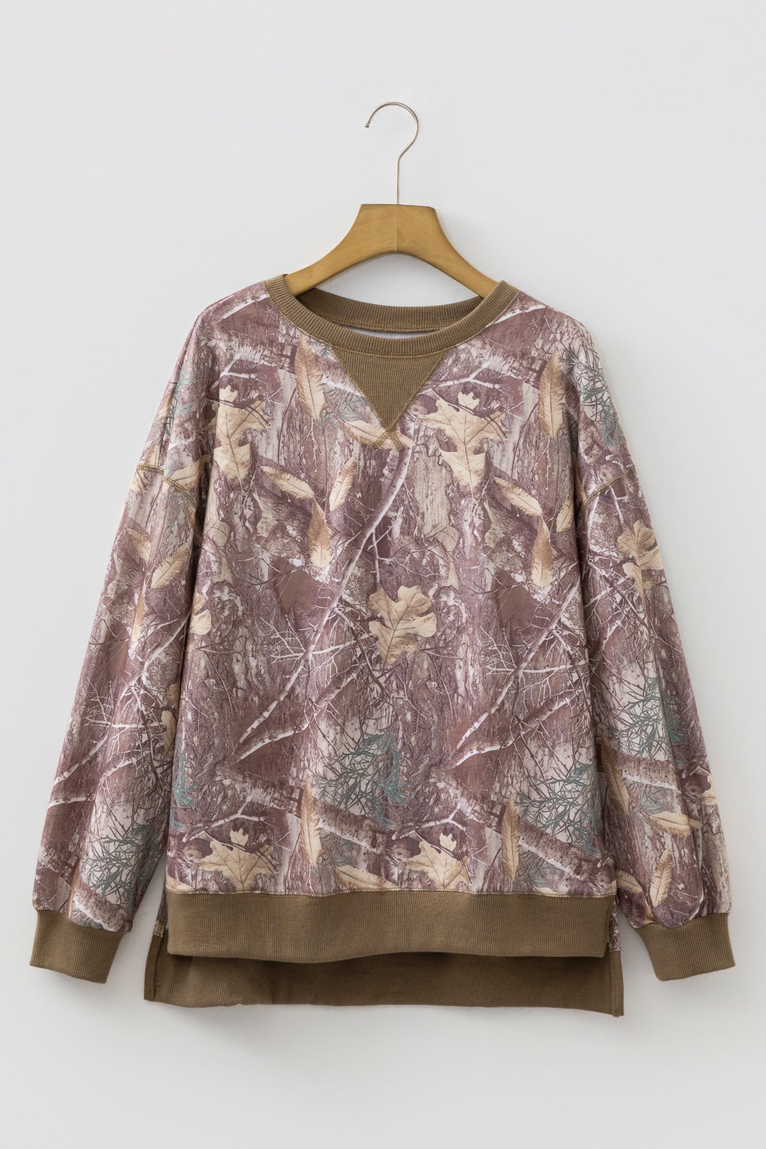 Camo Print Sweatshirt
