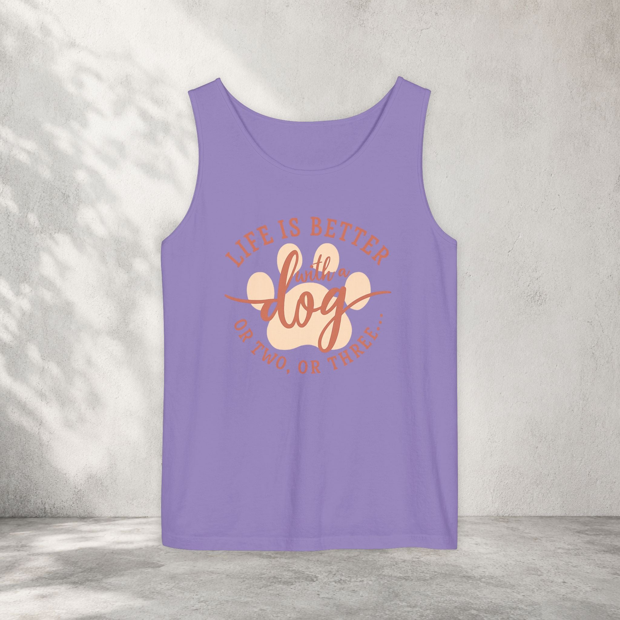 Life Is Better With a Dog Or Two, Or Three Tank Top