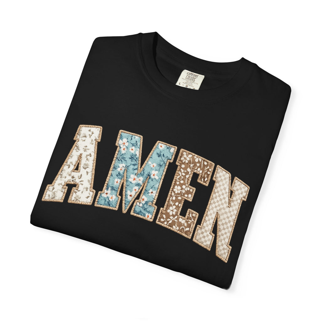 Amen Floral Patch T-Shirt