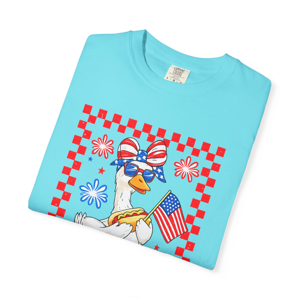 Patriotic Goose Graphic T-Shirt