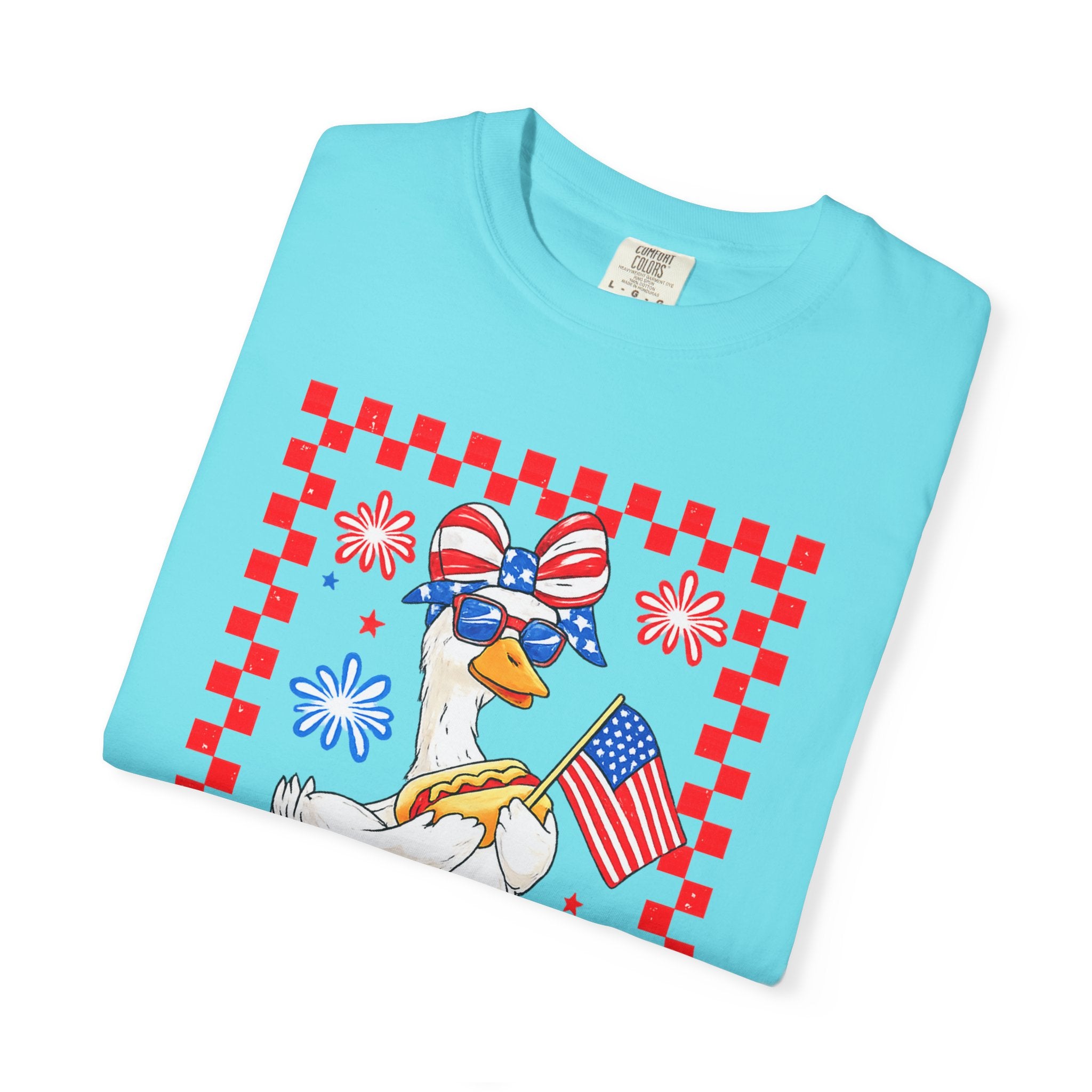 Patriotic Goose Graphic T-Shirt