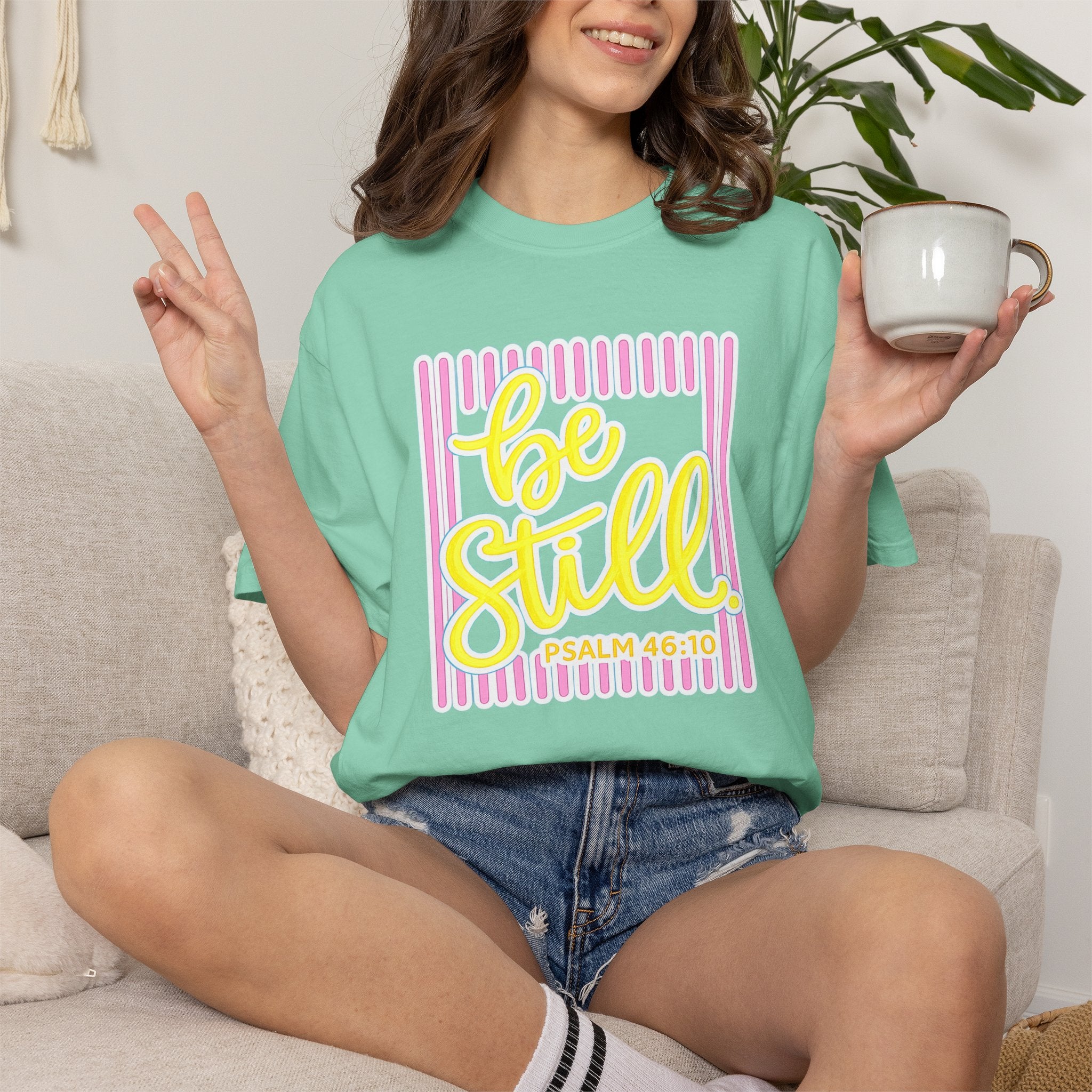 Be Still T-Shirt — Psalm 46:10 Graphic Tee