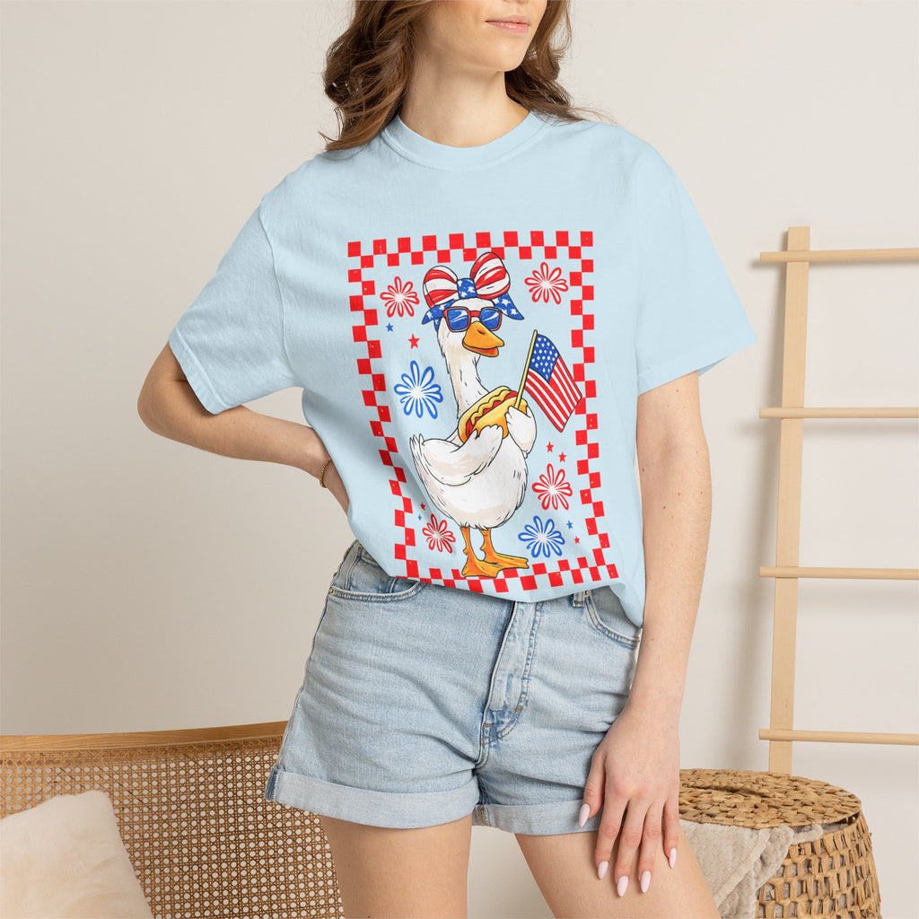 Patriotic Goose Graphic T-Shirt