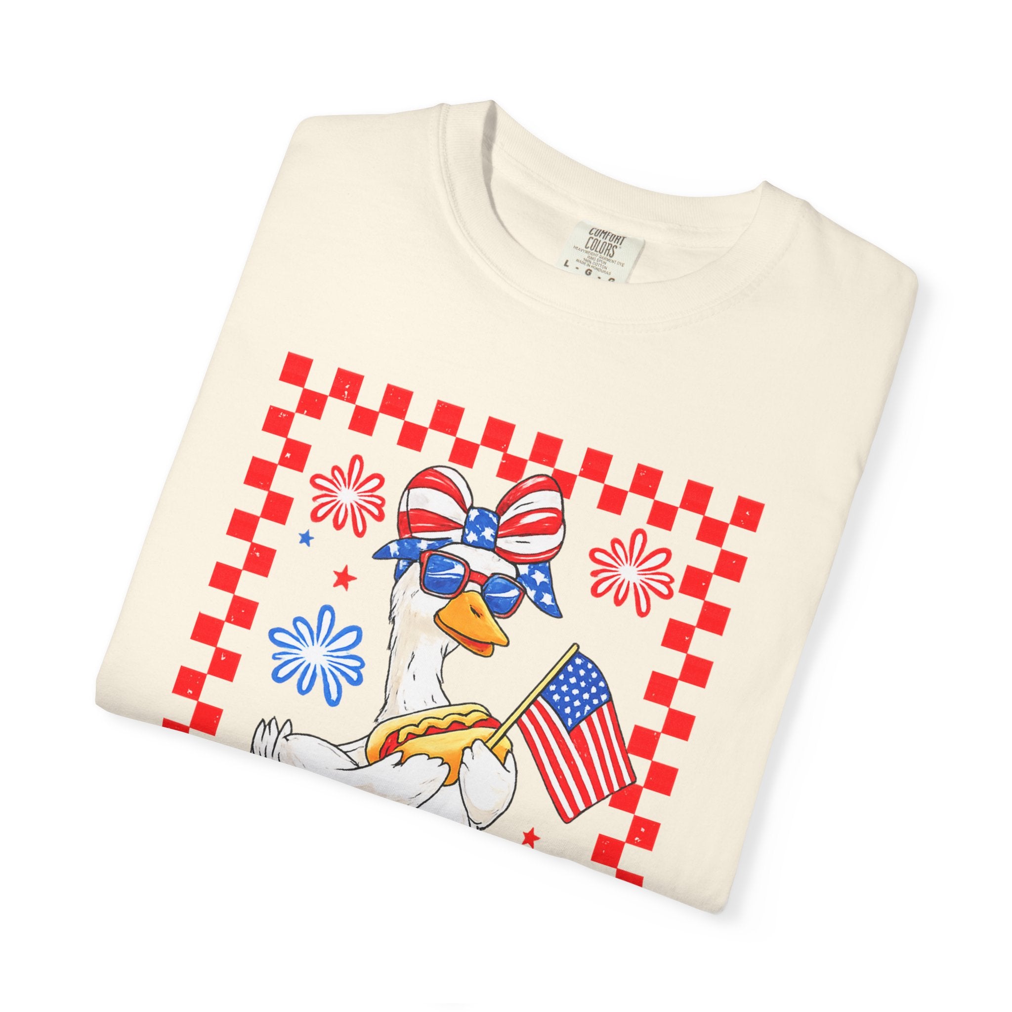 Patriotic Goose Graphic T-Shirt