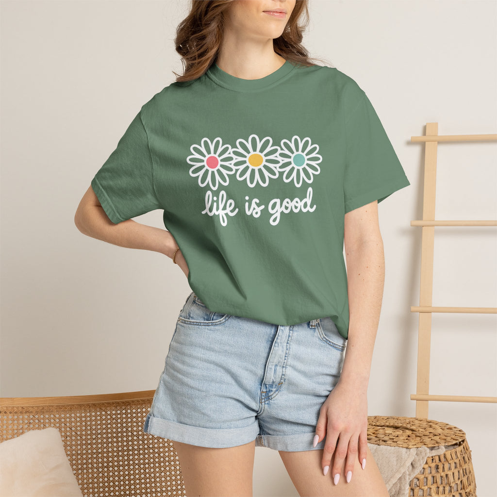 Life Is Good Daisy Graphic T-Shirt