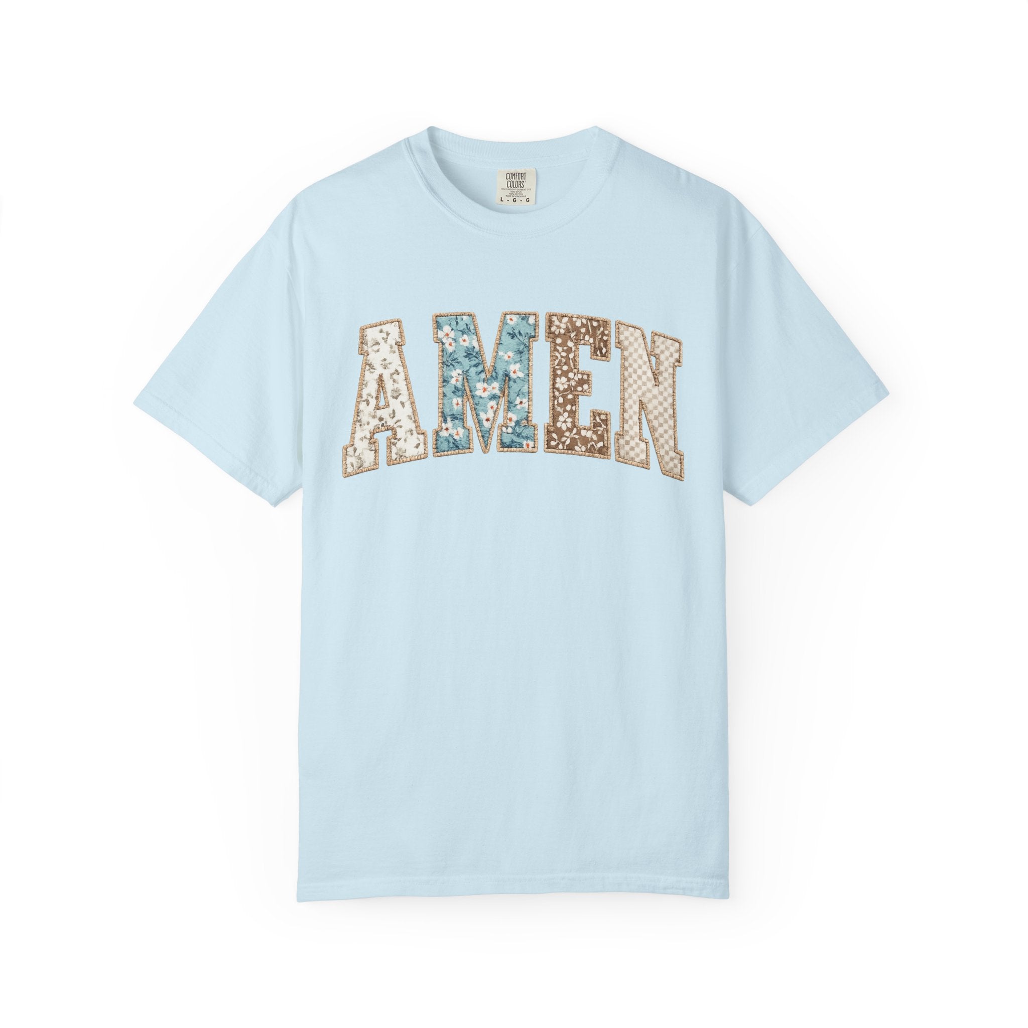 Amen Floral Patch T-Shirt