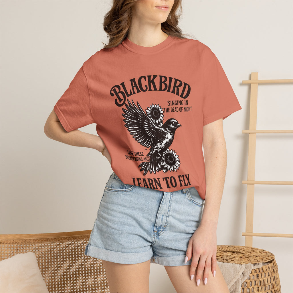 Blackbird 'Learn to Fly' Graphic T-Shirt