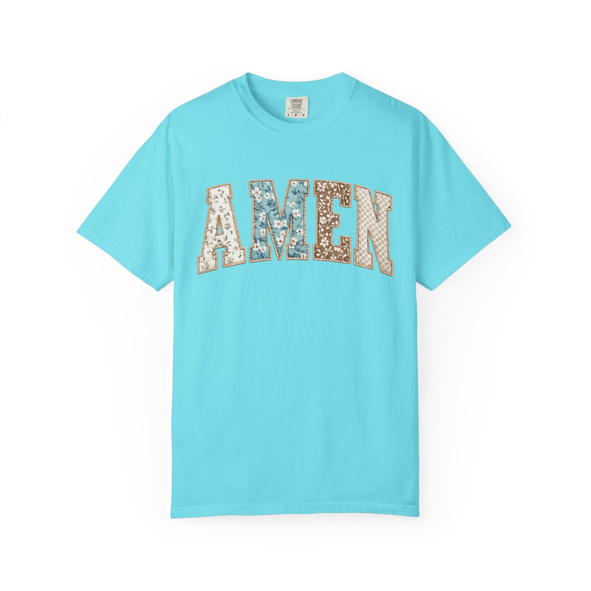 Amen Floral Patch T-Shirt