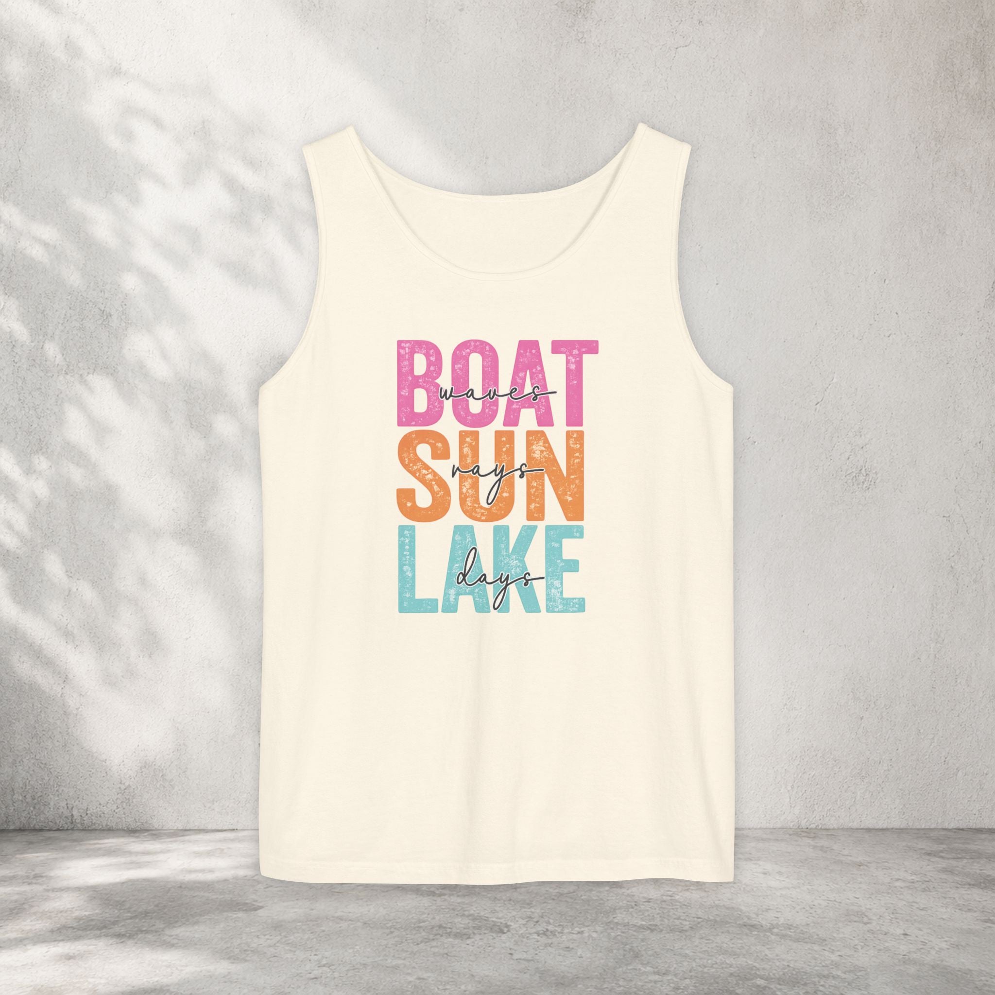 Boat Sun Lake Tank Top