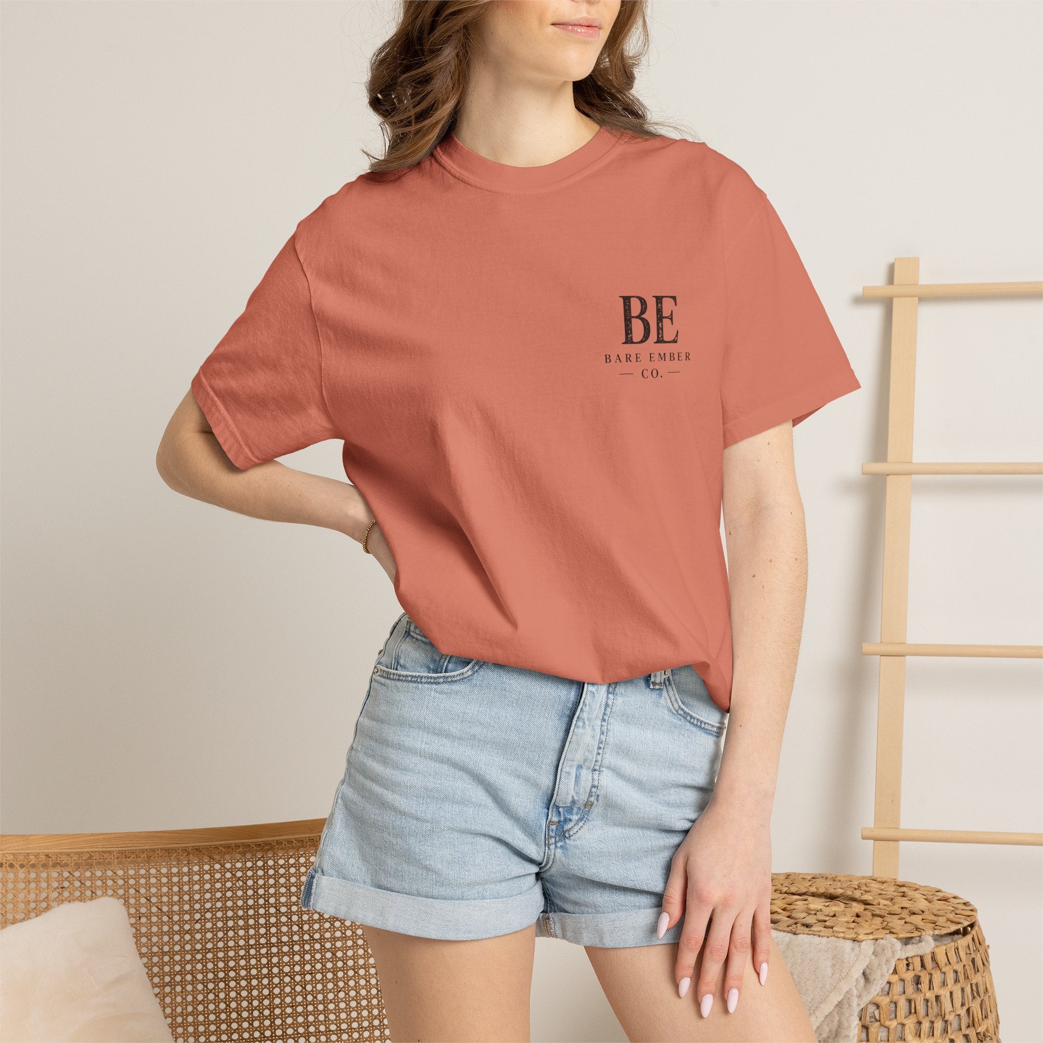 BE Floral Logo T‑Shirt