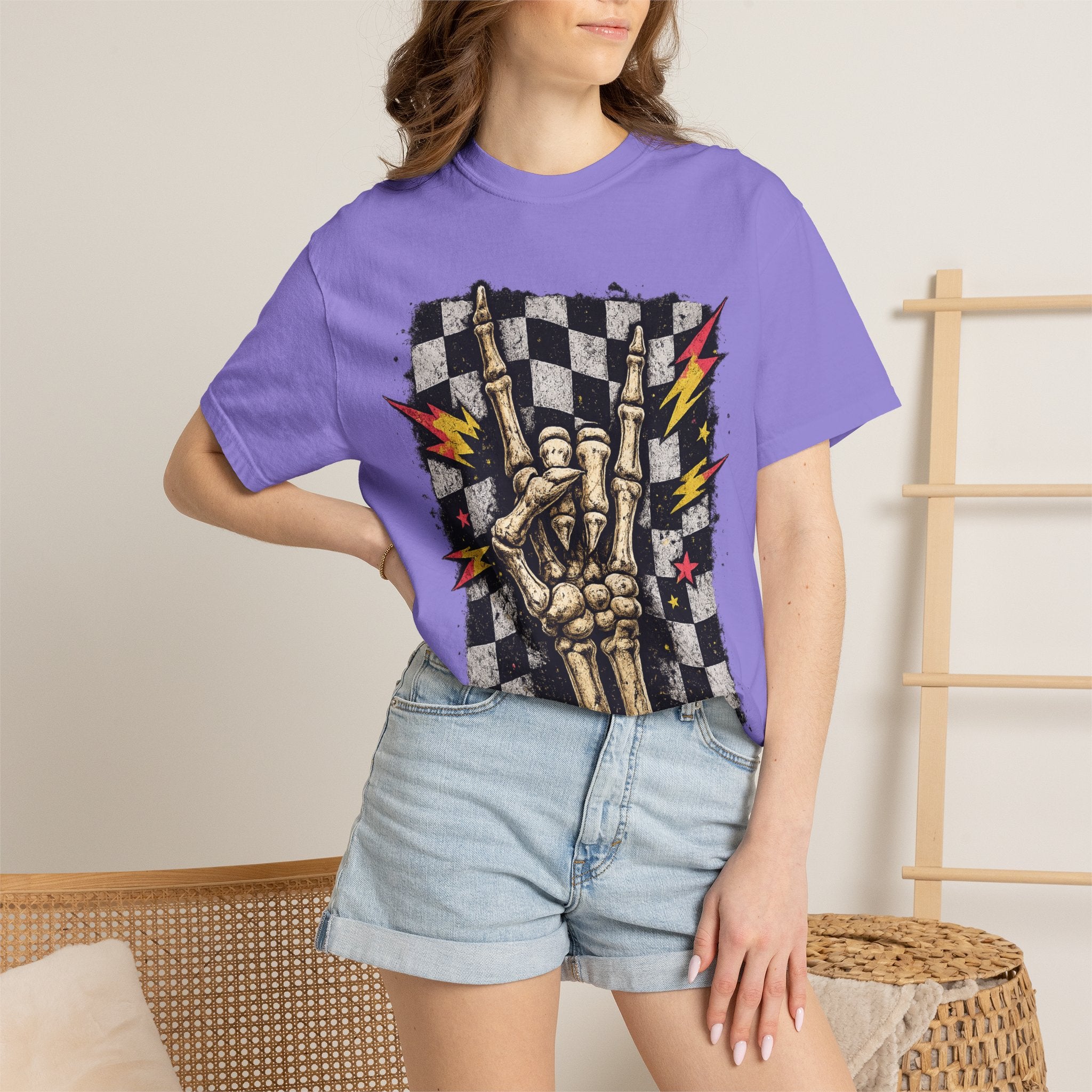 Skeleton Hand Rock T-Shirt