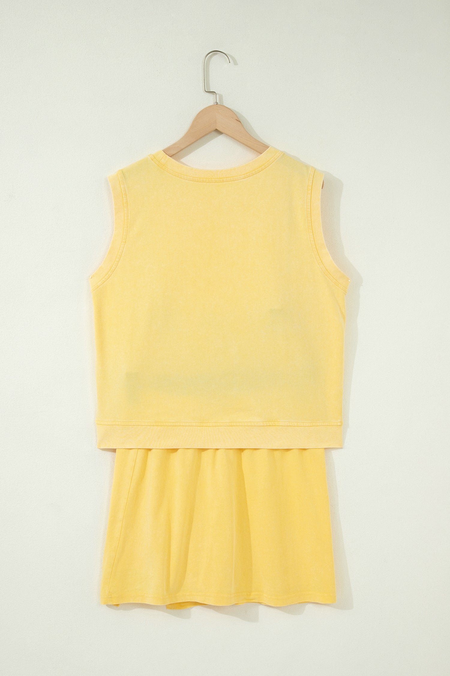 2 Pieces Mineral Wash Cotton Set