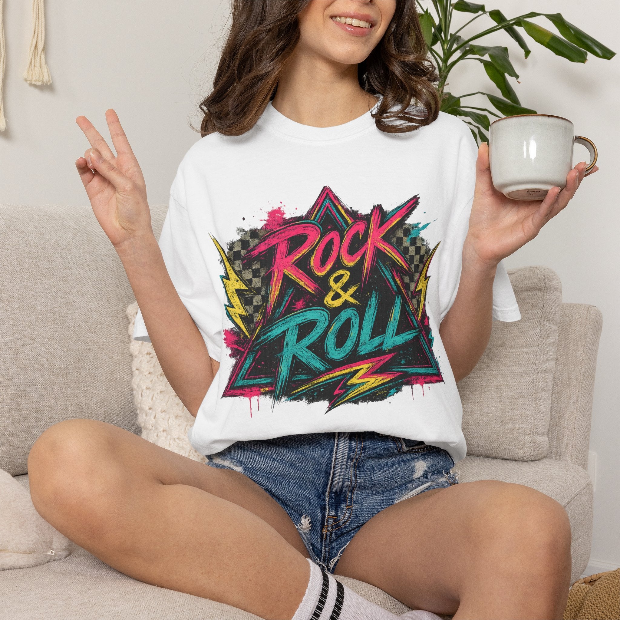 Rock & Roll Graphic T-Shirt