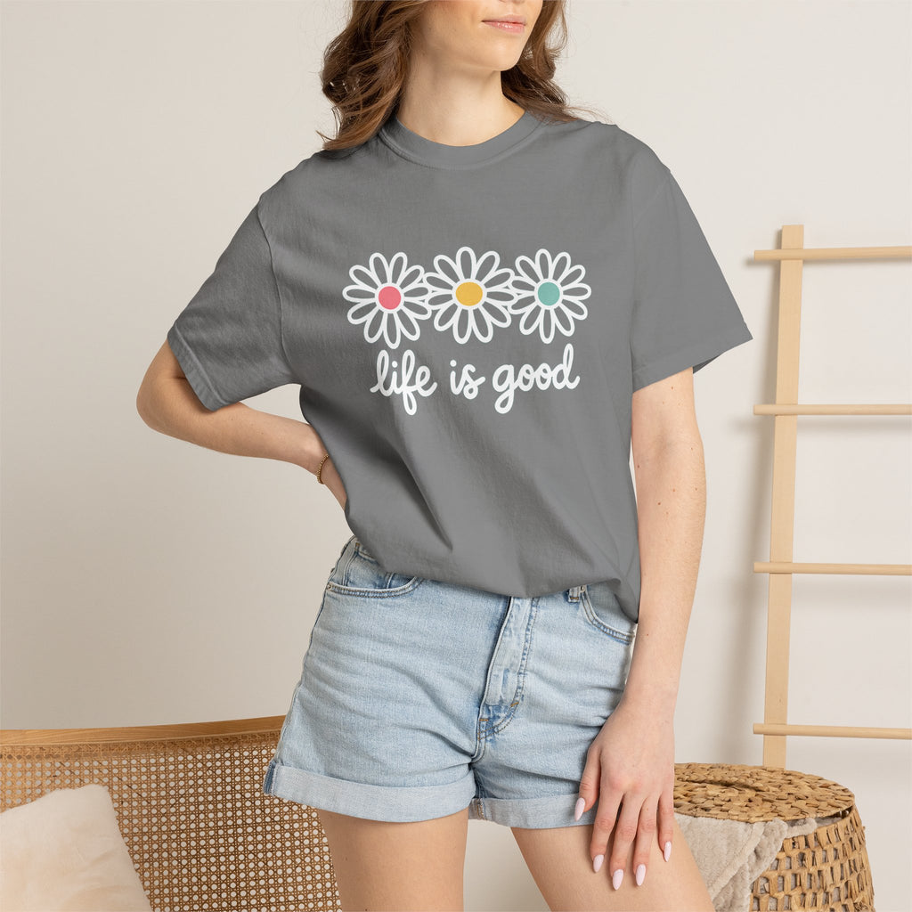 Life Is Good Daisy Graphic T-Shirt