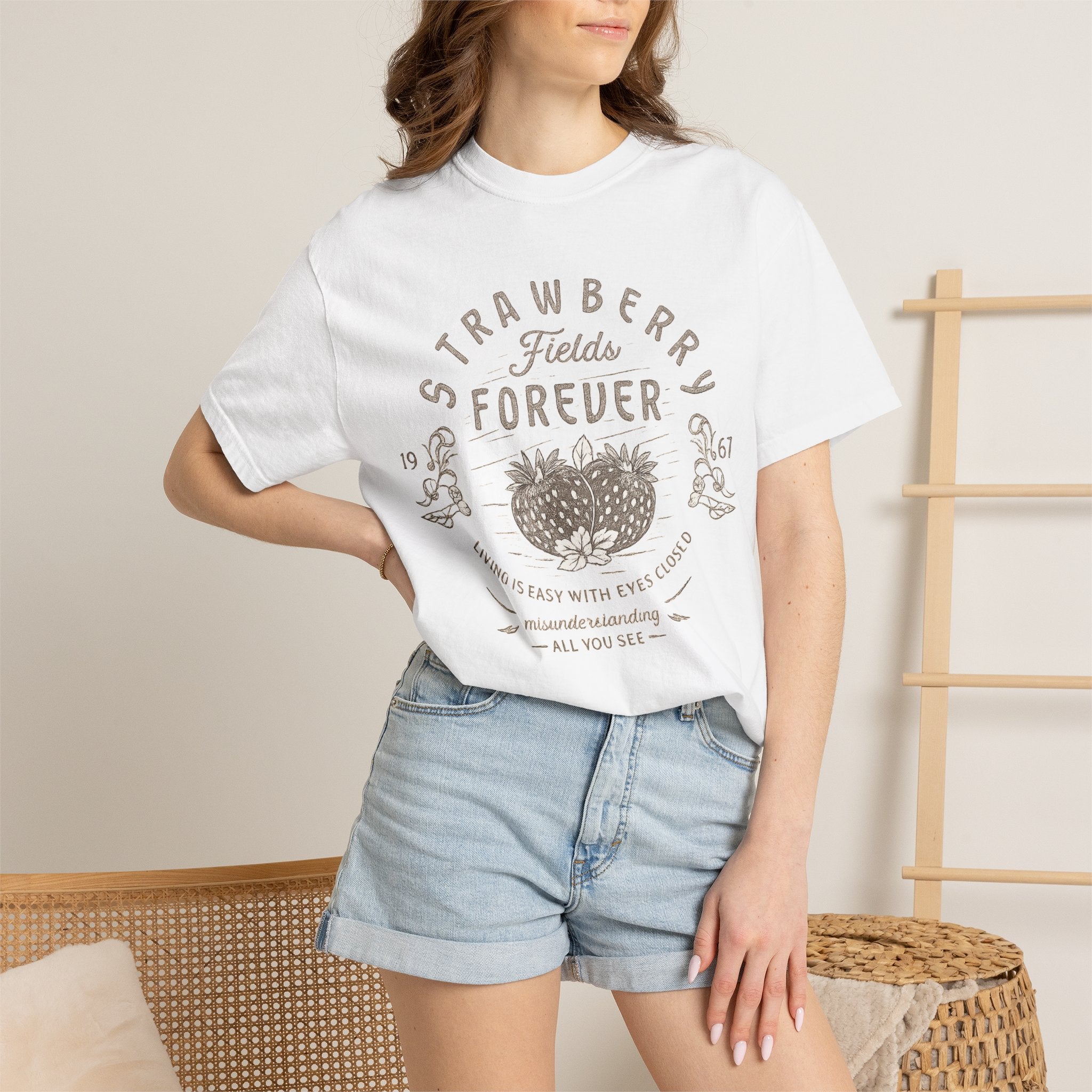 Strawberry Fields Forever Graphic T-Shirt