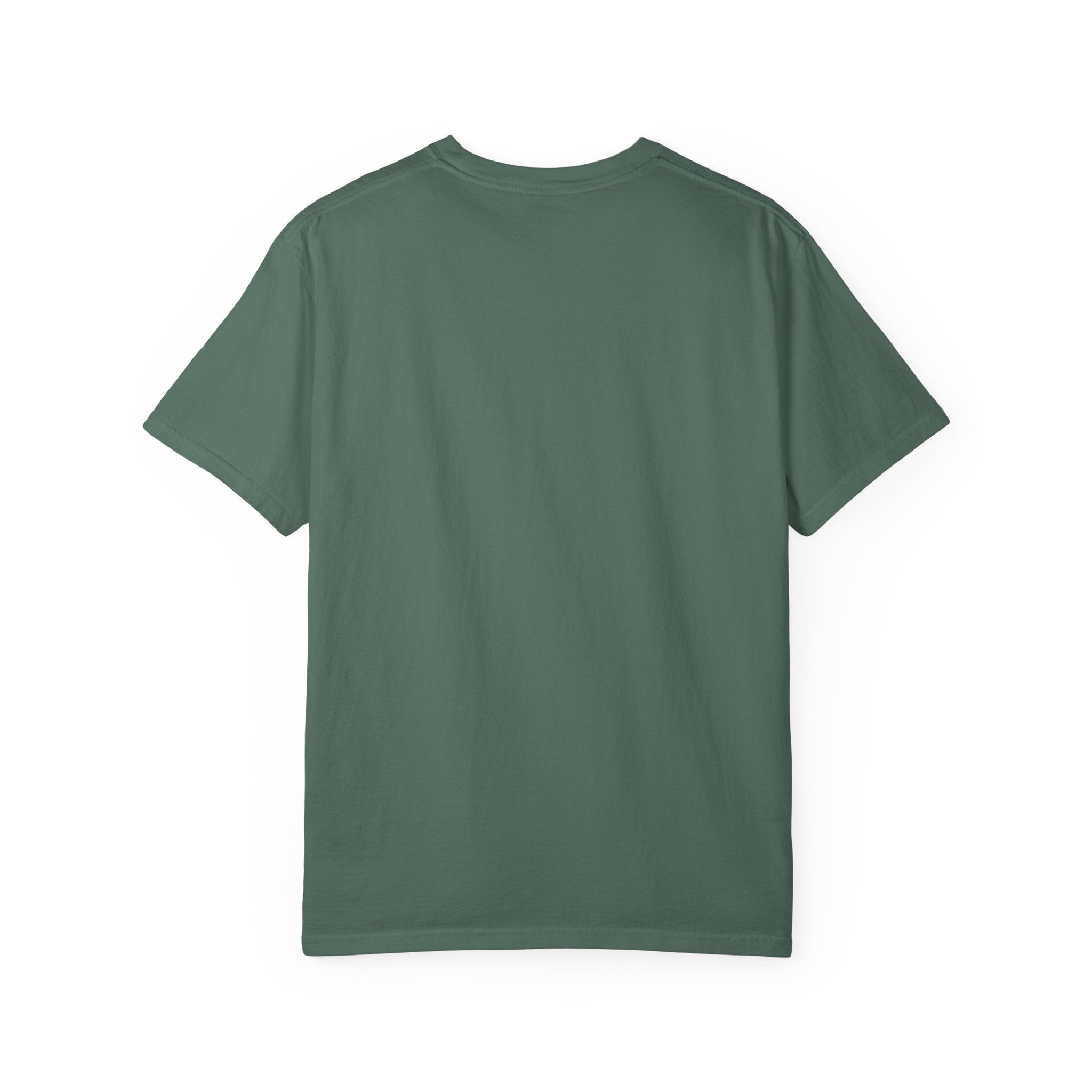 Rooted in Comfort T-Shirt — Cozy Script Graphic Tee with Leaf Accent