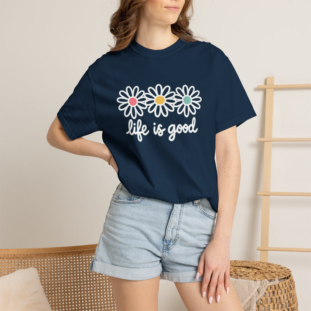 Life Is Good Daisy Graphic T-Shirt