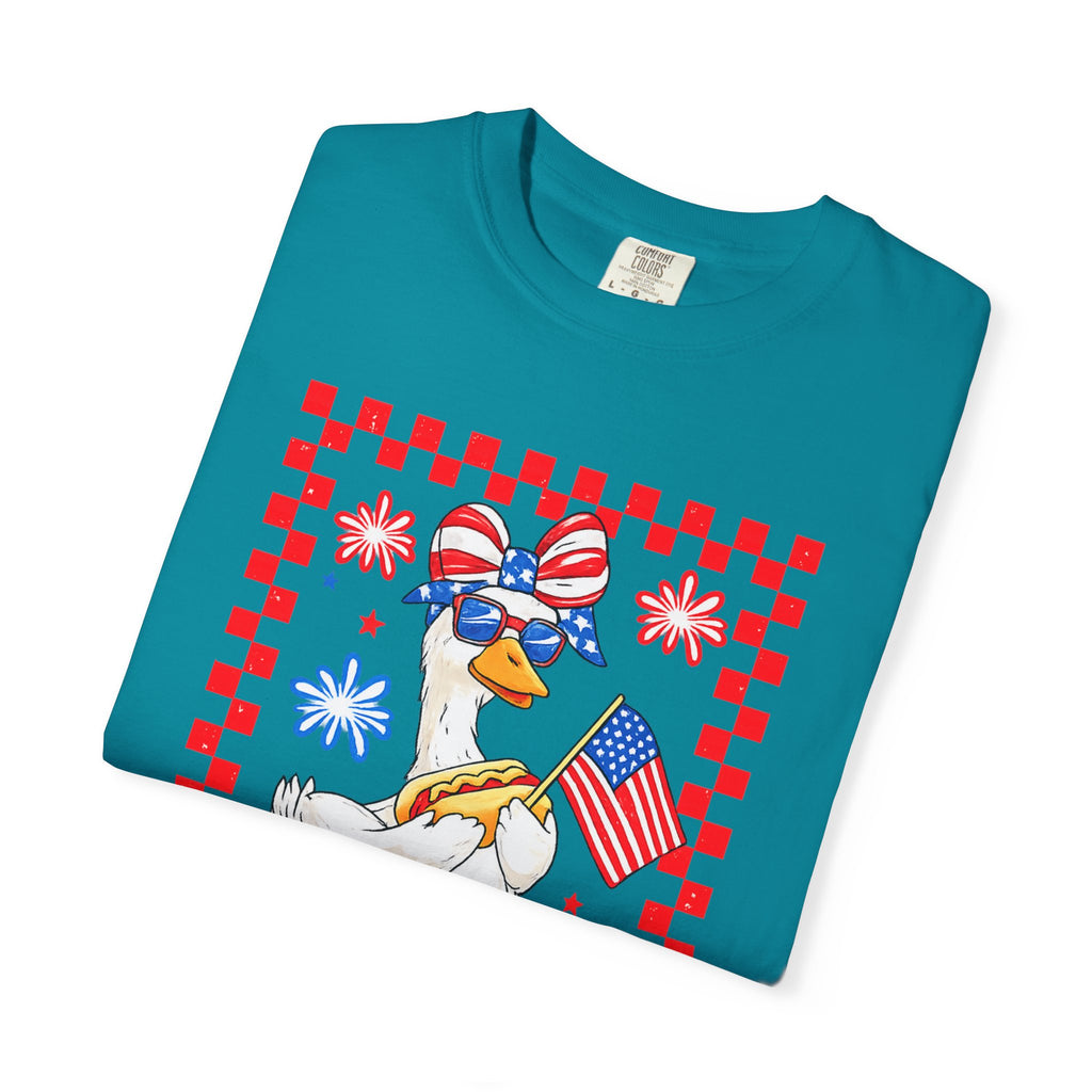 Patriotic Goose Graphic T-Shirt