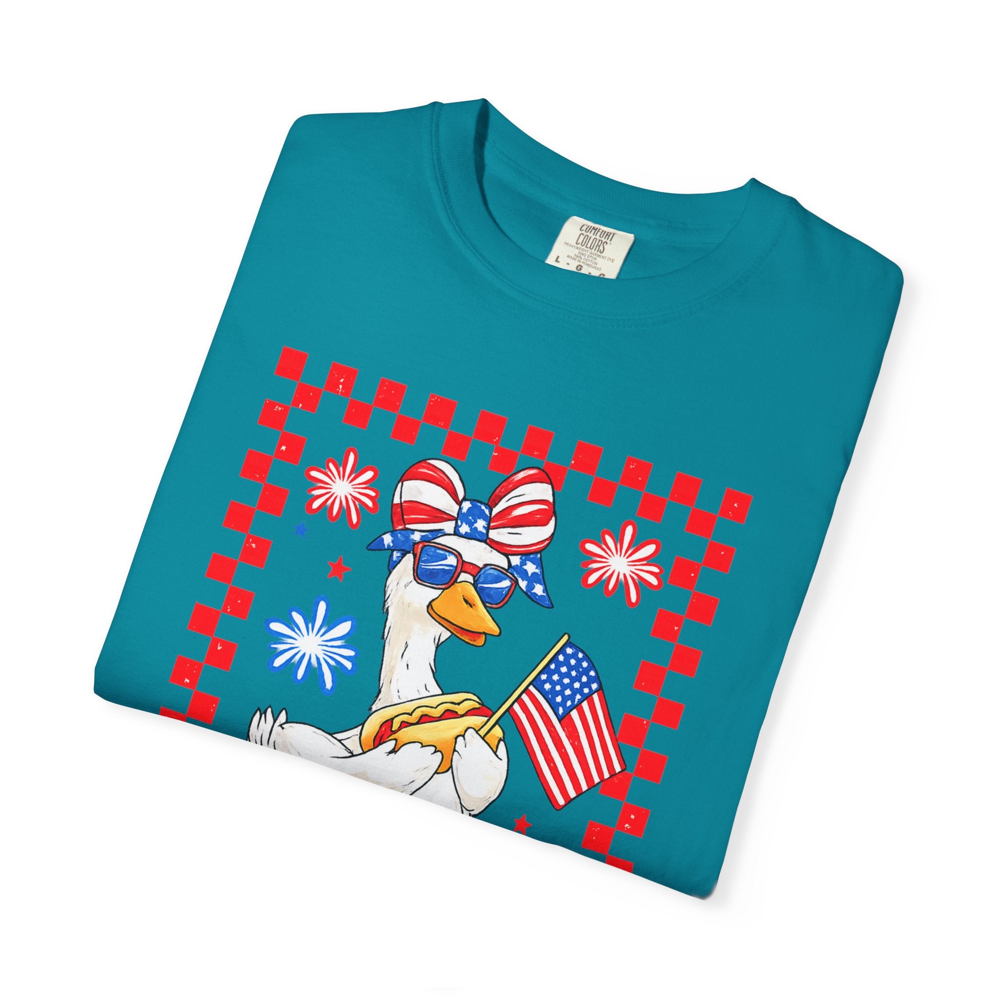 Patriotic Goose Graphic T-Shirt