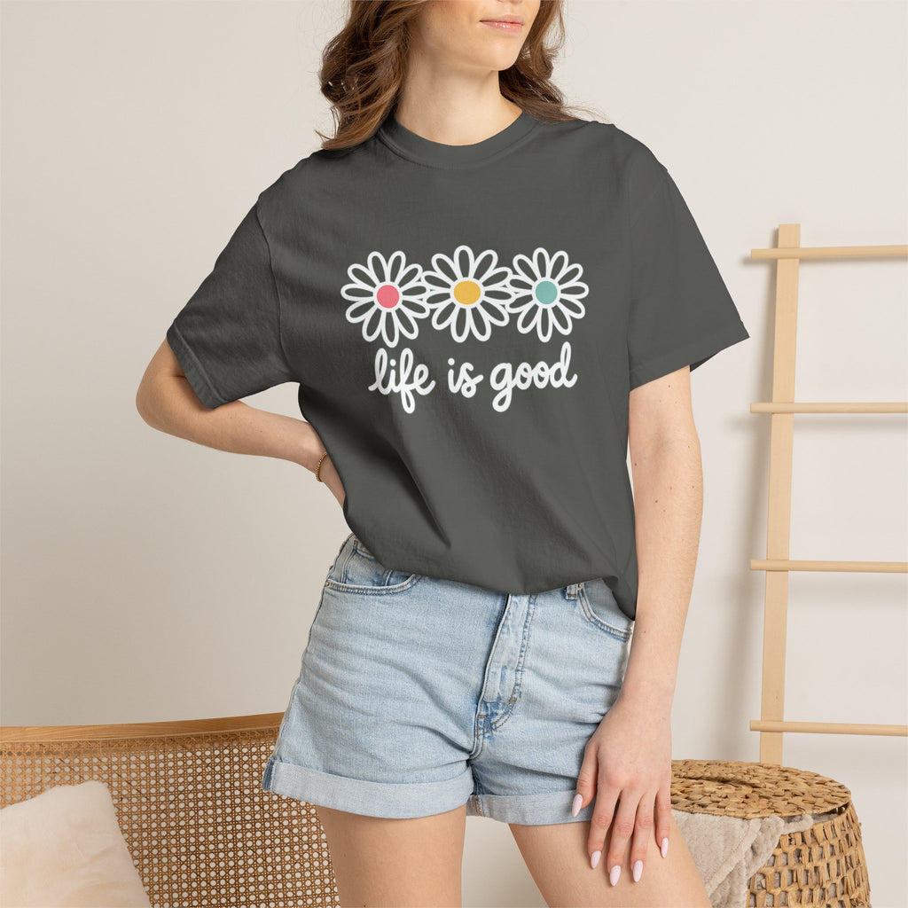 Life Is Good Daisy Graphic T-Shirt