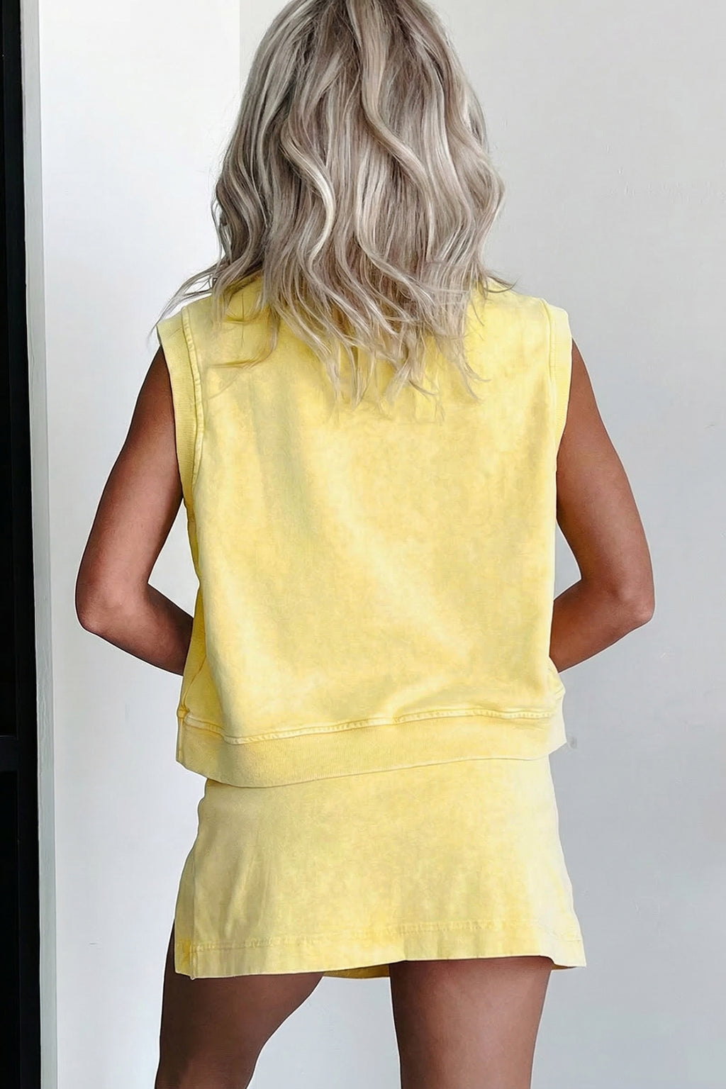 2 Pieces Mineral Wash Cotton Set