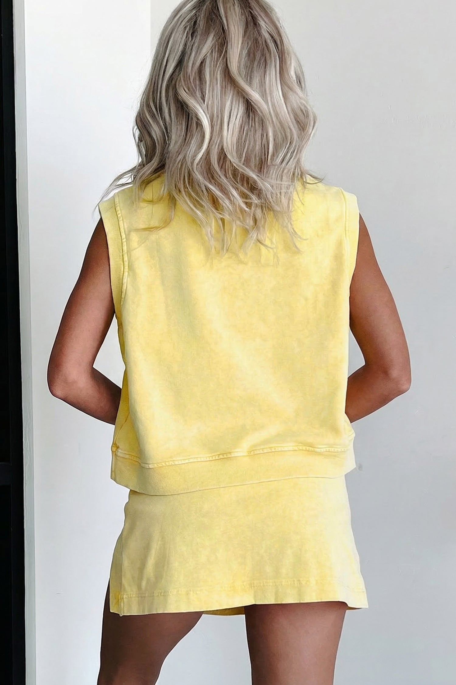 2 Pieces Mineral Wash Cotton Set