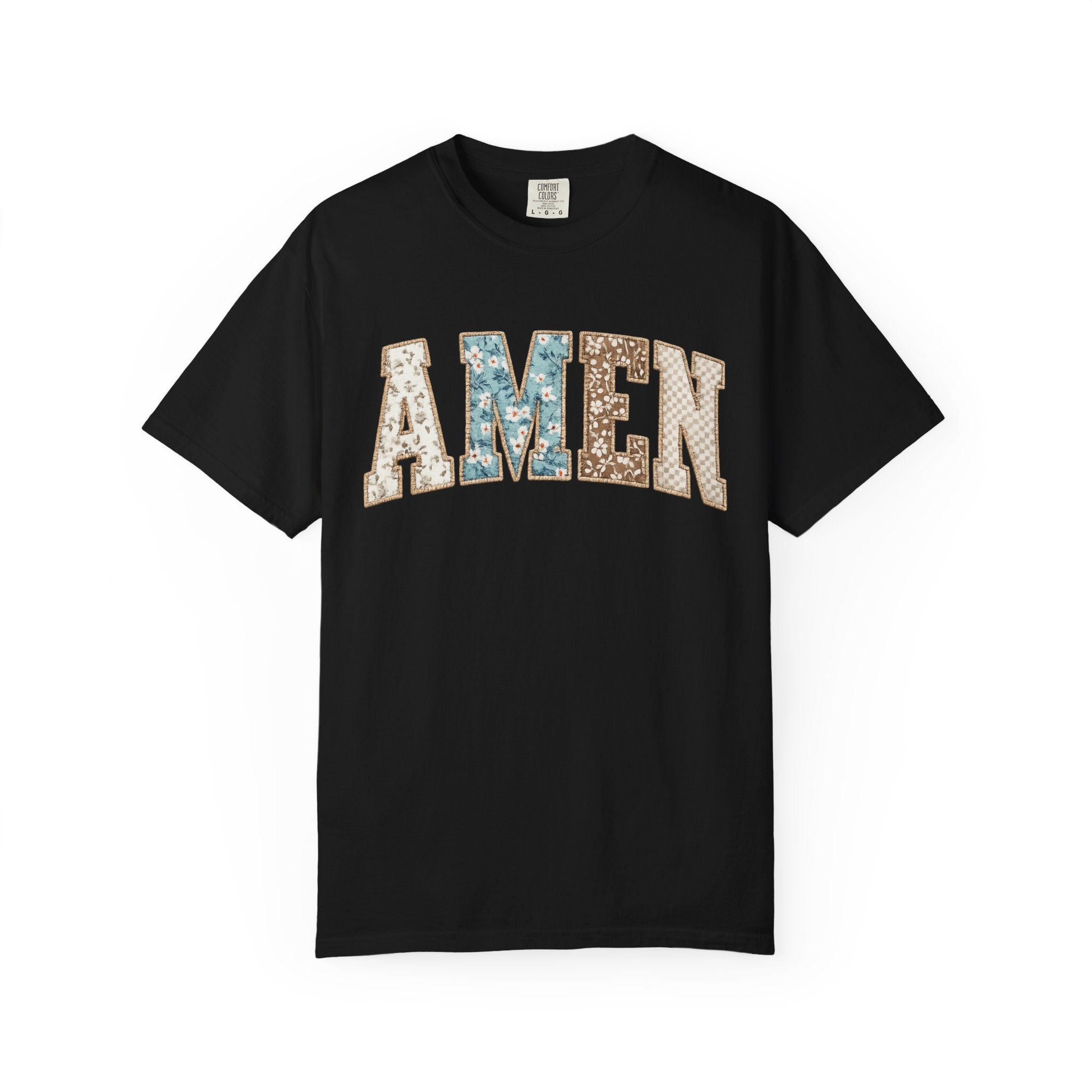 Amen Floral Patch T-Shirt