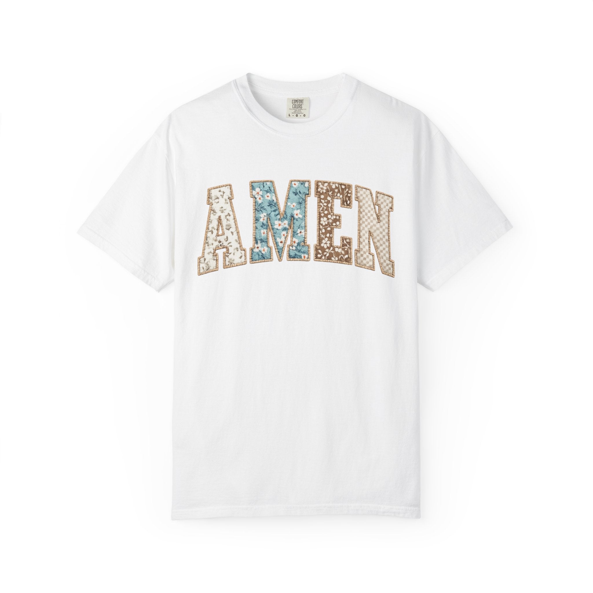 Amen Floral Patch T-Shirt