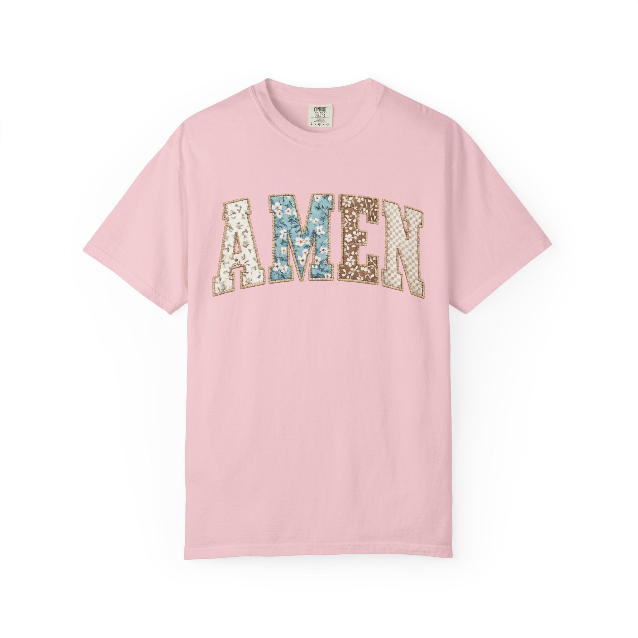 Amen Floral Patch T-Shirt