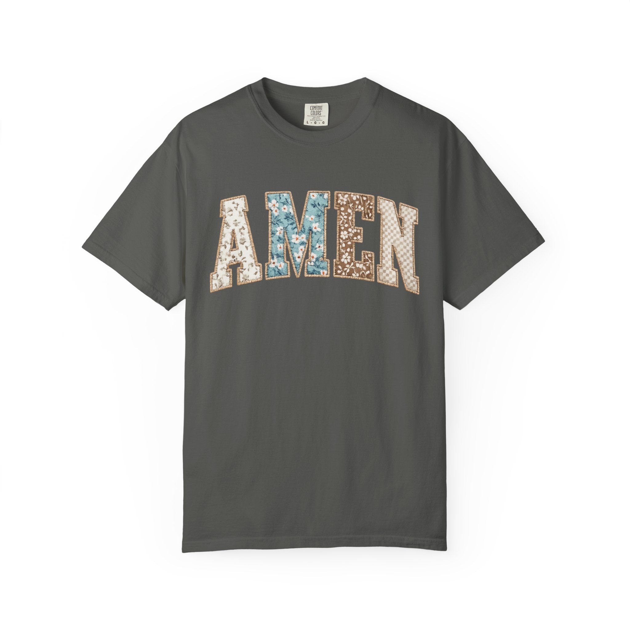 Amen Floral Patch T-Shirt