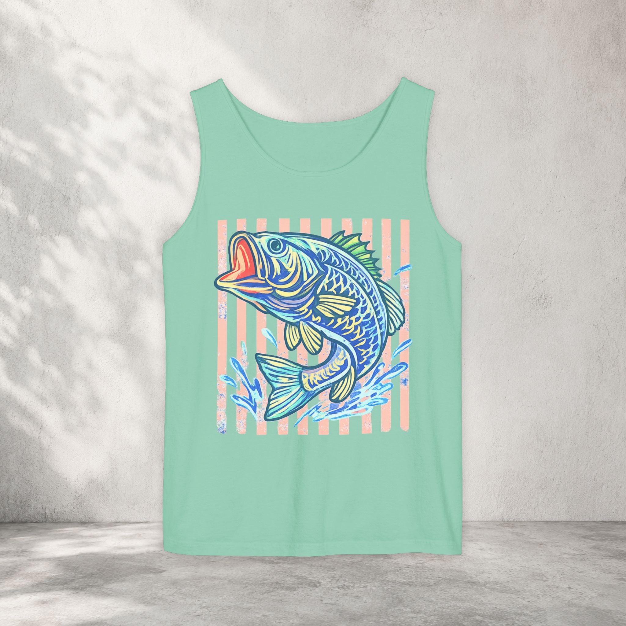 Striped Bass Graphic Tank Top