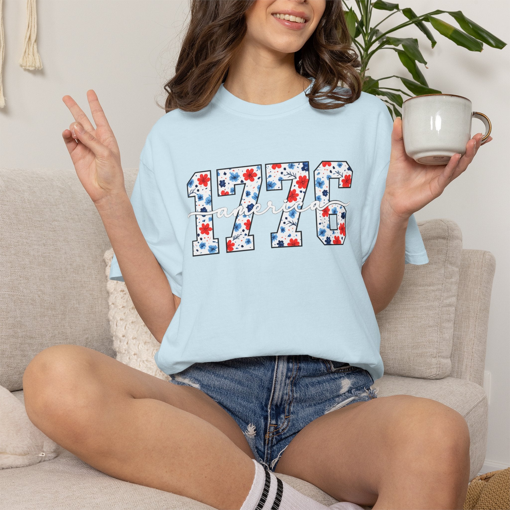 1776 Patriotic Graphic T-Shirt