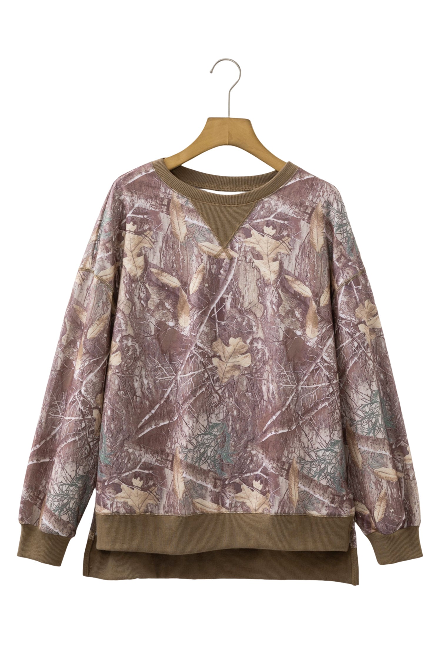Camo Print Sweatshirt