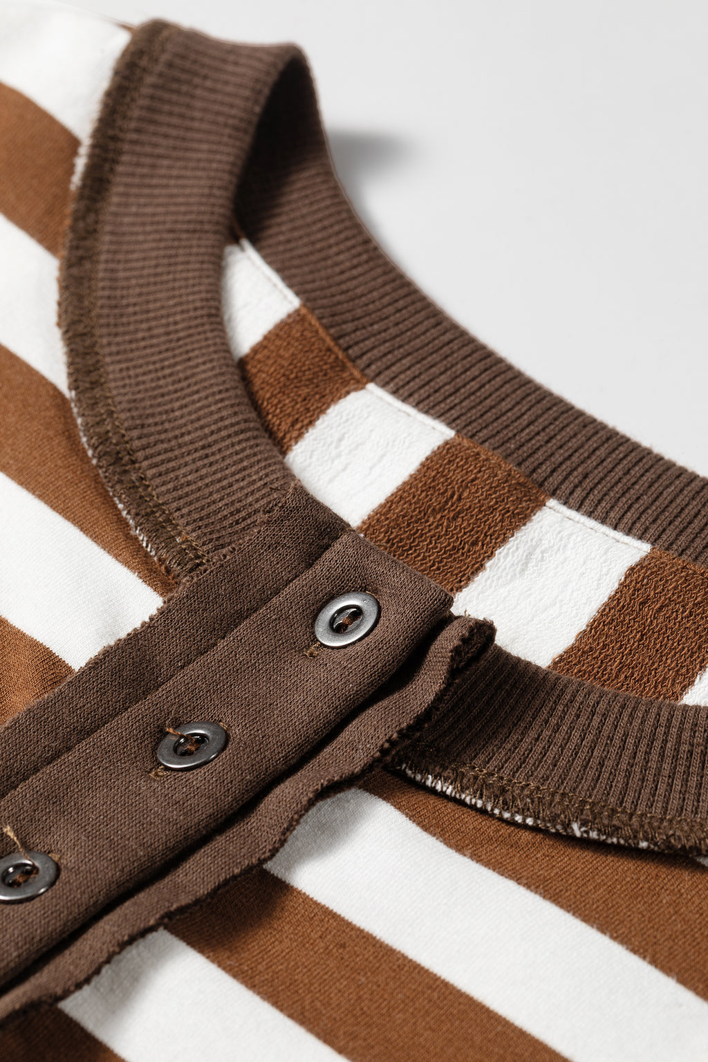 Brown Stripe Long Sleeve Top
