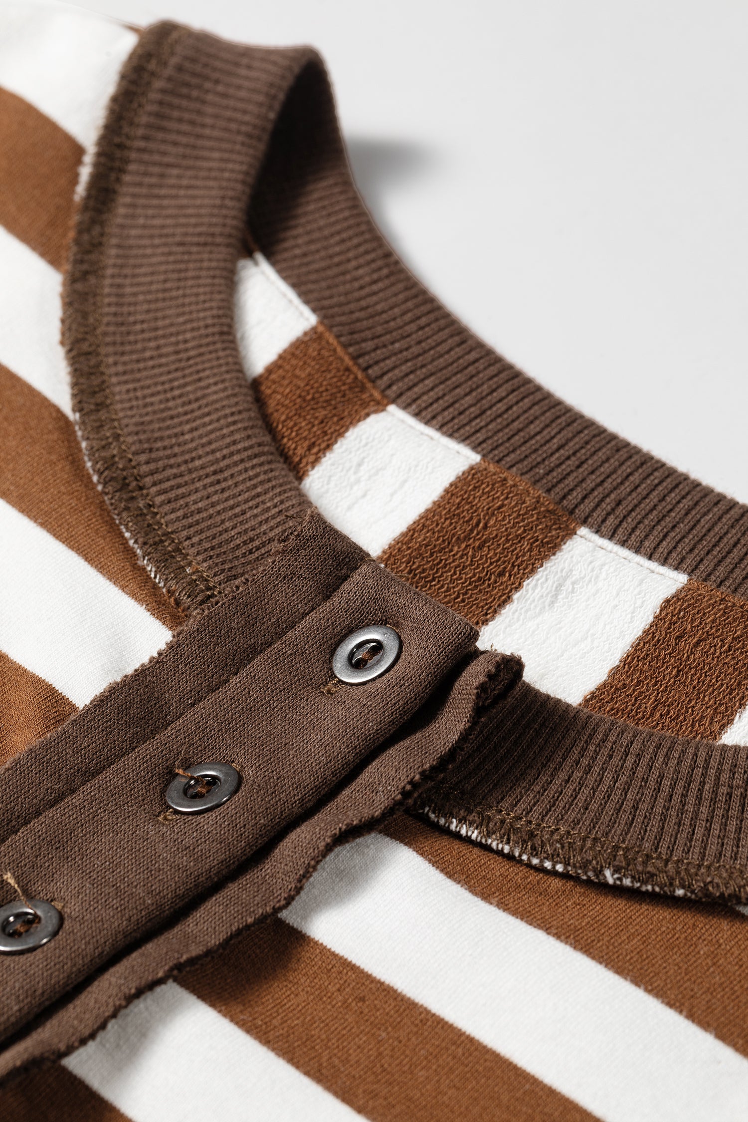 Brown Stripe Long Sleeve Top