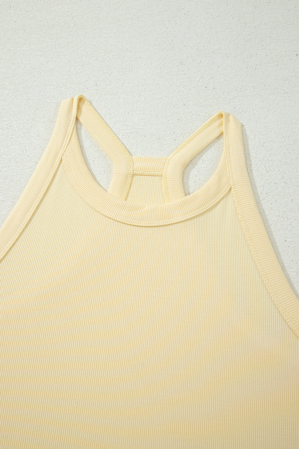 Ribbed Tank Top and Sweatpants Set