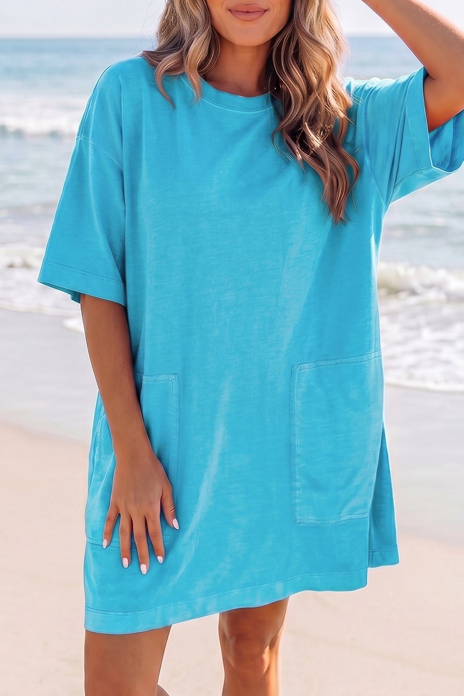 Loose Casual Shirt Dress