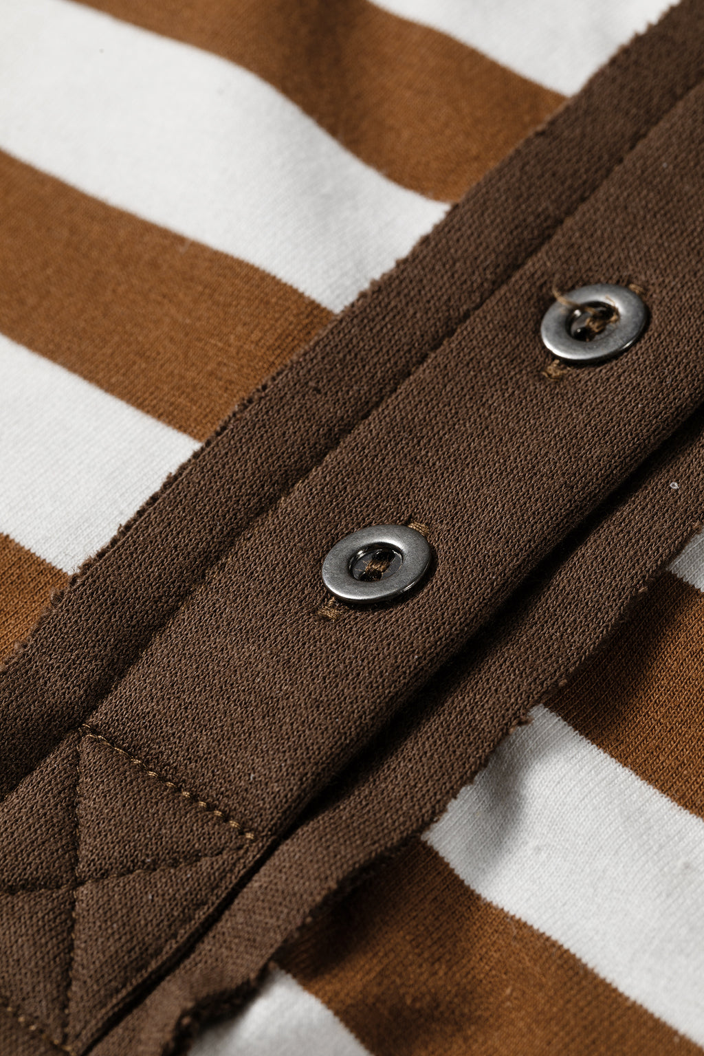 Brown Stripe Long Sleeve Top