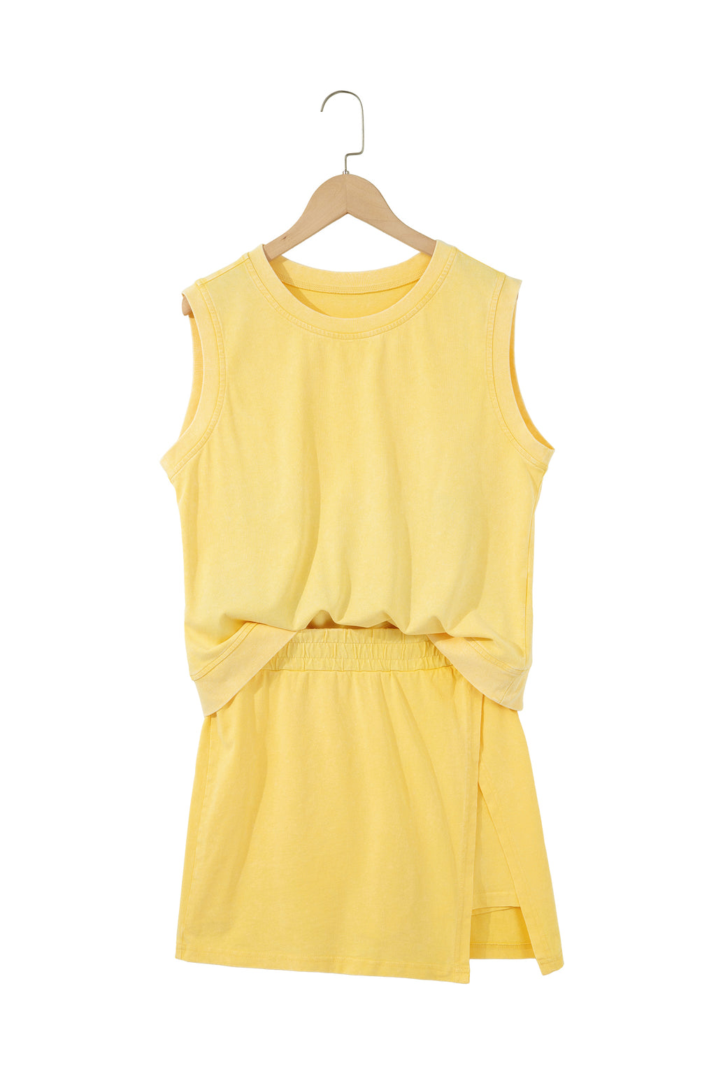 2 Pieces Mineral Wash Cotton Set